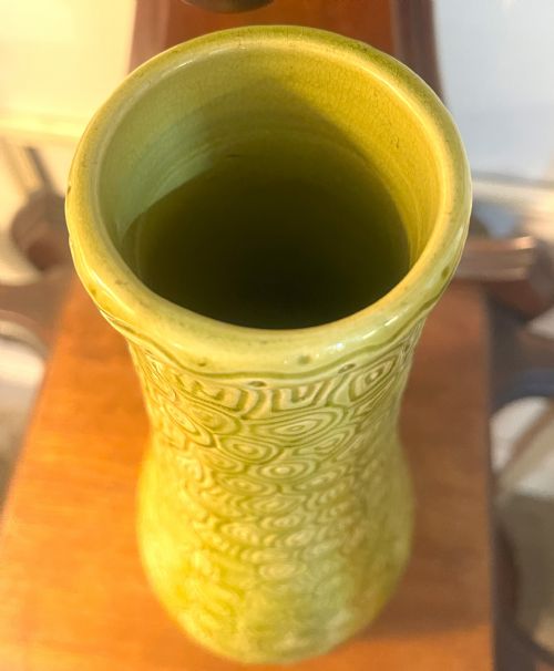 LARGE BURMANTOFTS FAIENCE POTTERY VASE - ADDITIONAL PHOTO 2