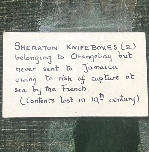 GEORGIAN KNIFE BOX WITH SILVER MOUNTS - ADDITIONAL PHOTO 6