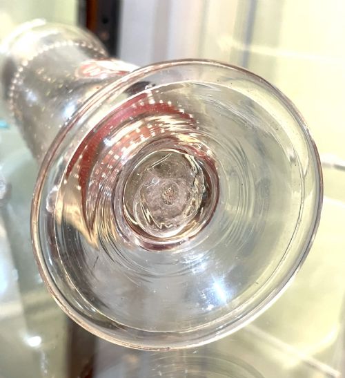 PAIR OF TALL GERMAN 19TH C GLASS VASES - ADDITIONAL PHOTO 5