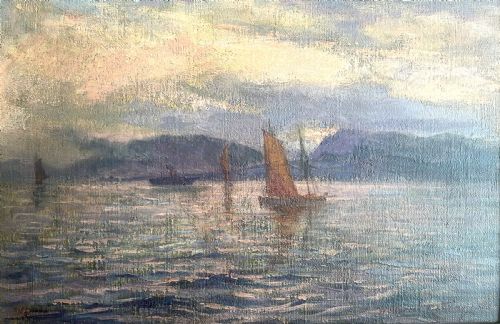 ALEXANDER WILLIAM WELLWOOD RATTRAY ARSA RSW OIL ON CANVAS - ADDITIONAL PHOTO 1