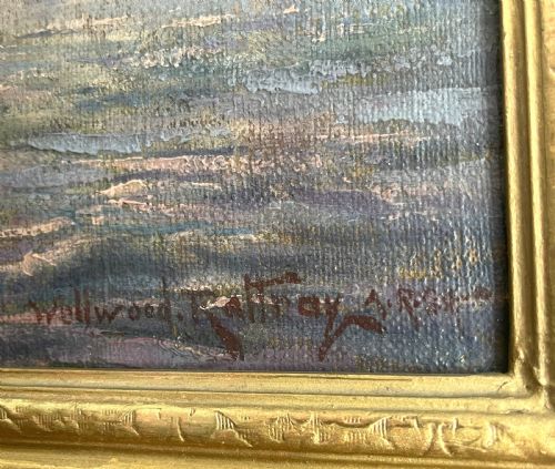 ALEXANDER WILLIAM WELLWOOD RATTRAY ARSA RSW OIL ON CANVAS - ADDITIONAL PHOTO 2