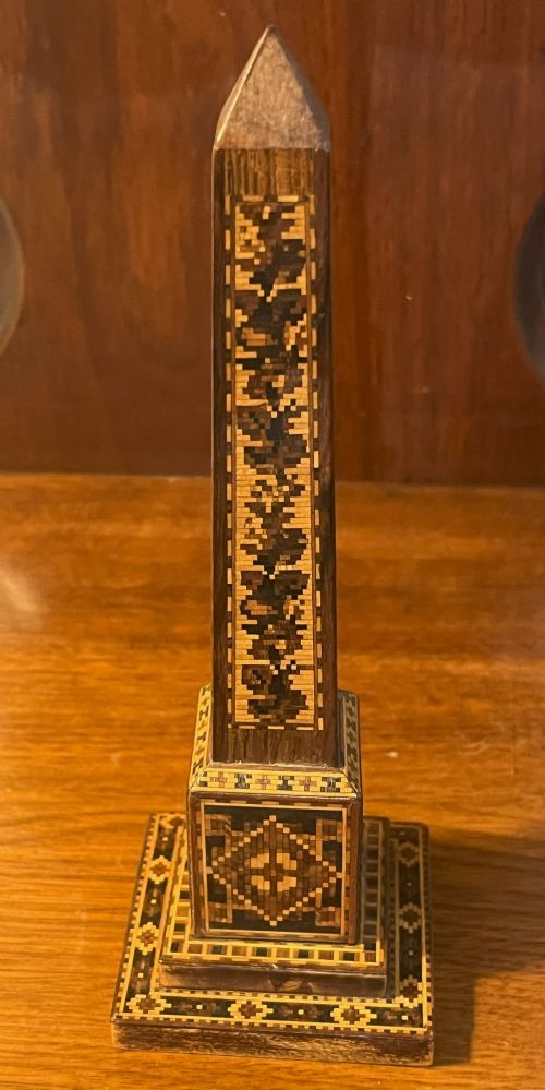 TUNBRIDGE WARE CLEOPATRA'S NEEDLE THERMOMETER - ADDITIONAL PHOTO 1
