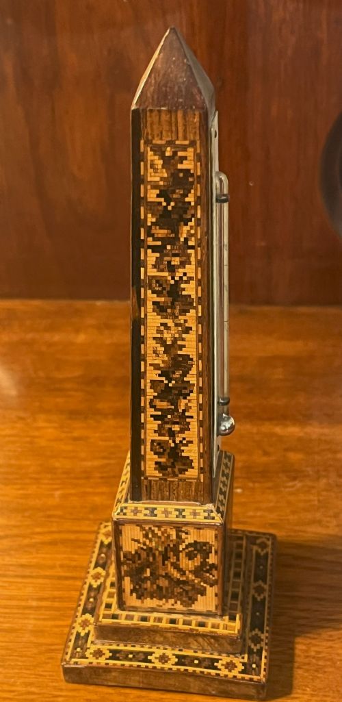 TUNBRIDGE WARE CLEOPATRA'S NEEDLE THERMOMETER - ADDITIONAL PHOTO 3