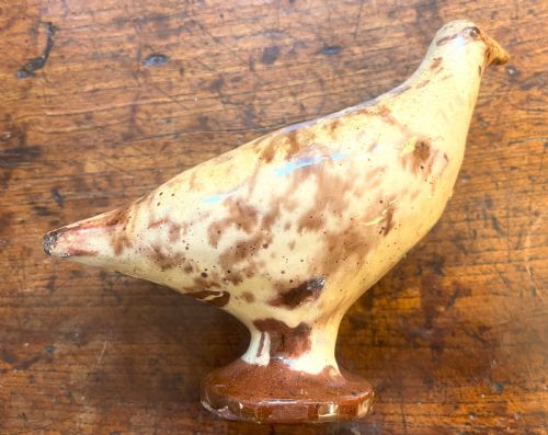 RARE 19TH CENTURY EARTHENWARE BIRD WHISTLE - ADDITIONAL PHOTO 2