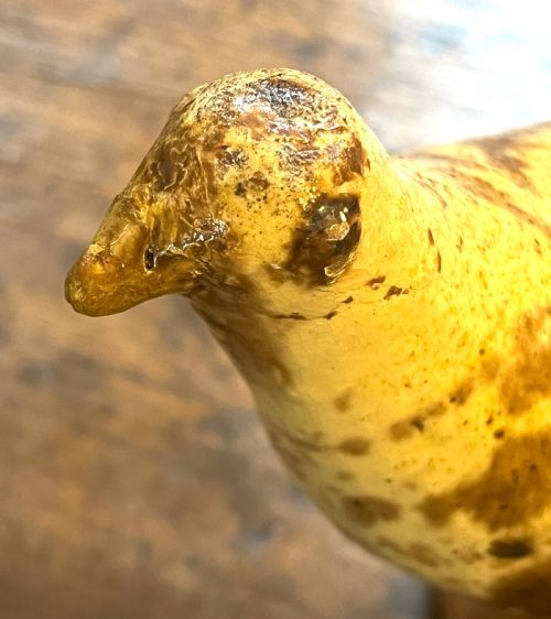 RARE 19TH CENTURY EARTHENWARE BIRD WHISTLE - ADDITIONAL PHOTO 5
