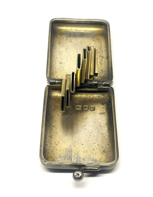 VICTORIAN ALBERT BARKER PATENT SILVER BUTT MARKER - ADDITIONAL PHOTO 2