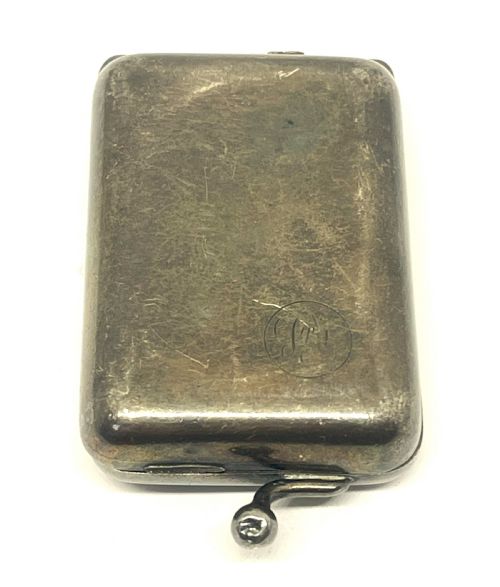 VICTORIAN ALBERT BARKER PATENT SILVER BUTT MARKER - ADDITIONAL PHOTO 4