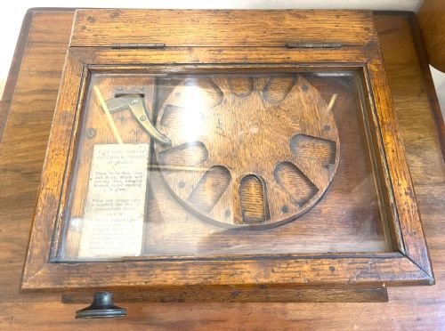 VICTORIAN SHOP COUNTER COIN OPERATED STAMP DISPENSER - ADDITIONAL PHOTO 1