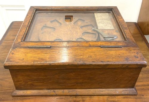 VICTORIAN SHOP COUNTER COIN OPERATED STAMP DISPENSER - ADDITIONAL PHOTO 7