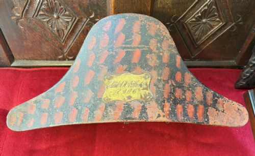 EDWARDIAN ARMY OFFICER'S BEAVER SKIN BICORN HAT BOX - ADDITIONAL PHOTO 1