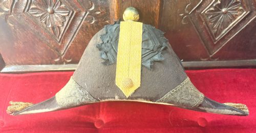 EDWARDIAN ARMY OFFICER'S BEAVER SKIN BICORN HAT BOX - ADDITIONAL PHOTO 4