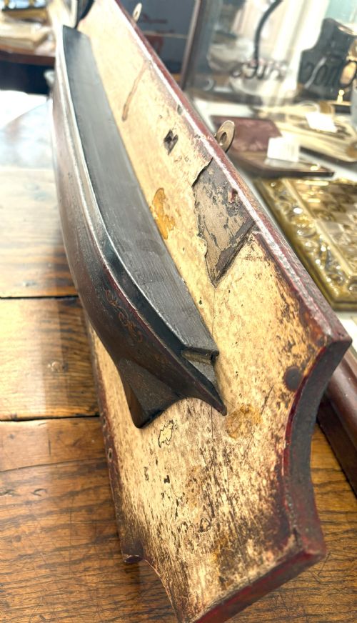 ANTIQUE HALF HULL COASTAL VESSEL - ADDITIONAL PHOTO 3