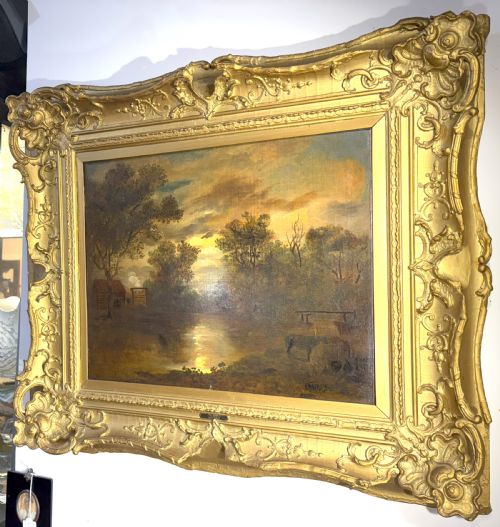 JACOBUS THEODORUS ABELS OIL ON CANVAS C1840 - ADDITIONAL PHOTO 1
