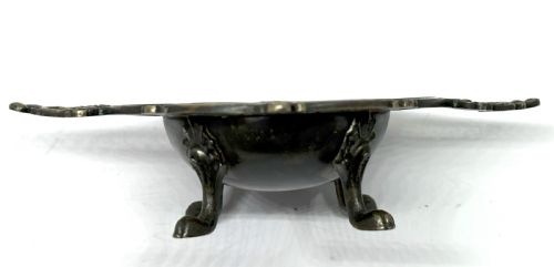 DAVID ANDERSEN PLIQUE A JOUR BASSE TAILLE ENAMELLED SILVER SALT CELLAR - ADDITIONAL PHOTO 3