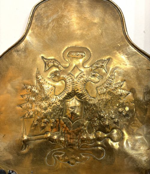PAIR GEORGIAN BRASS CANDLE WALL SCONCES - ADDITIONAL PHOTO 4