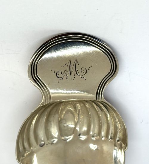 GEORGIAN SILVER ACORN CADDY SPOON - ADDITIONAL PHOTO 3