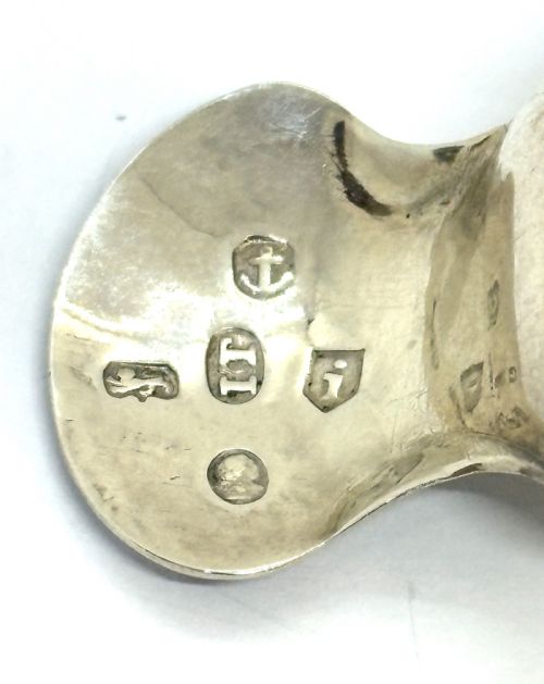 GEORGIAN SILVER CADDY SPOON AS A HAND - ADDITIONAL PHOTO 2