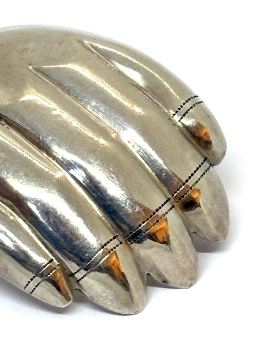 GEORGIAN SILVER CADDY SPOON AS A HAND - ADDITIONAL PHOTO 3