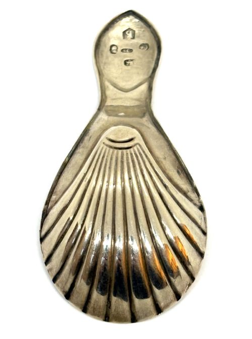 GEORGIAN SILVER CADDY SPOON 1799 - ADDITIONAL PHOTO 1