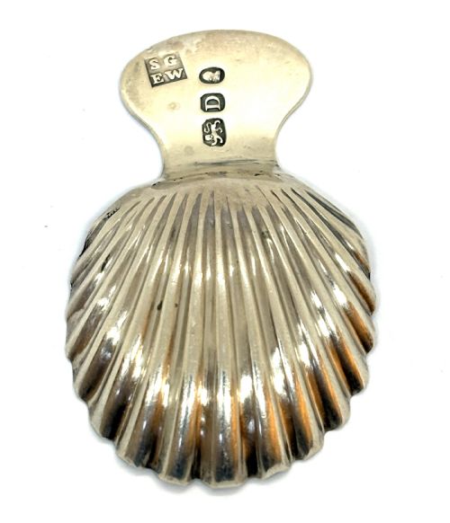 GEORGIAN SILVER CADDY SPOON 1799 - ADDITIONAL PHOTO 1