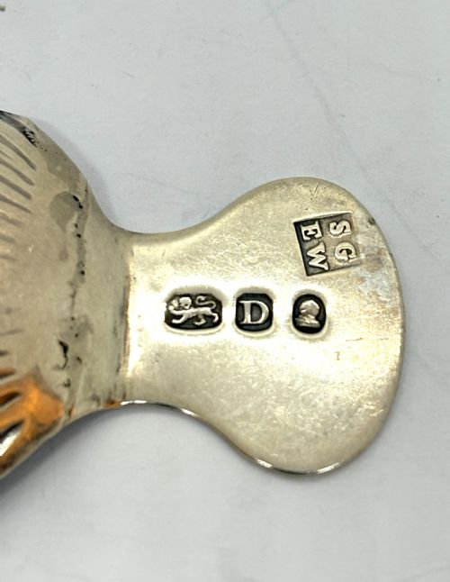 GEORGIAN SILVER CADDY SPOON 1799 - ADDITIONAL PHOTO 2