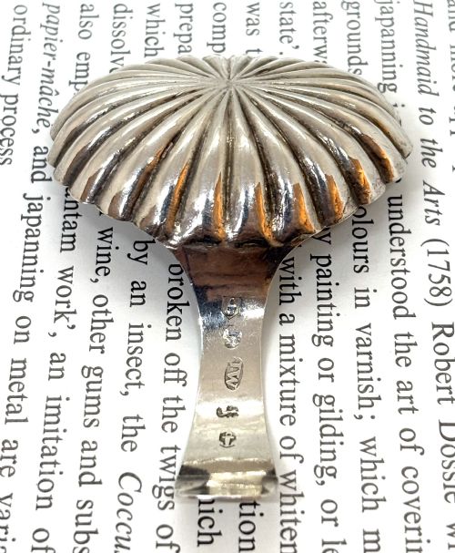 GEORGIAN SILVER CADDY SPOON - ADDITIONAL PHOTO 3