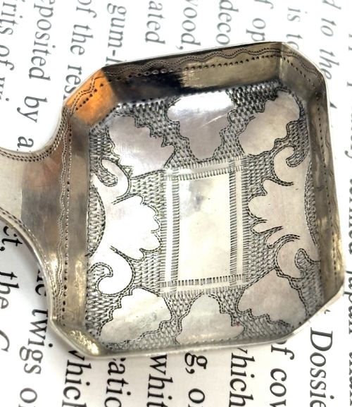 GEORGIAN SILVER TEA CADDY SPOON - ADDITIONAL PHOTO 2