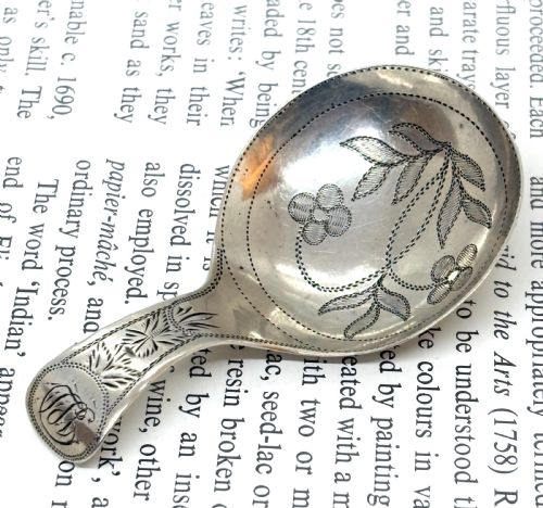 GEORGIAN SILVER TEA CADDY SPOON - ADDITIONAL PHOTO 2