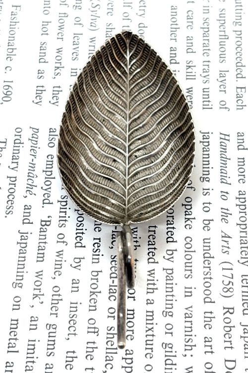 RARE GEORGIAN SILVER TEA CADDY SPOON - ADDITIONAL PHOTO 2