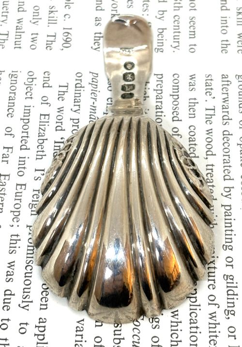 GEORGIAN SILVER TEA CADDY SPOON - ADDITIONAL PHOTO 2