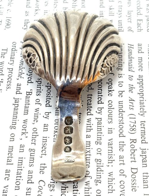 GEORGIAN SILVER TEA CADDY SPOON - ADDITIONAL PHOTO 3