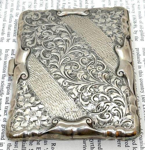 FINE SILVER AIDE MEMOIRE CARD CASE - ADDITIONAL PHOTO 2