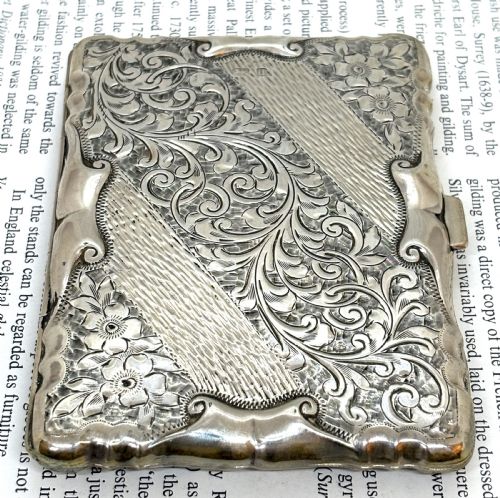 FINE SILVER AIDE MEMOIRE CARD CASE - ADDITIONAL PHOTO 4