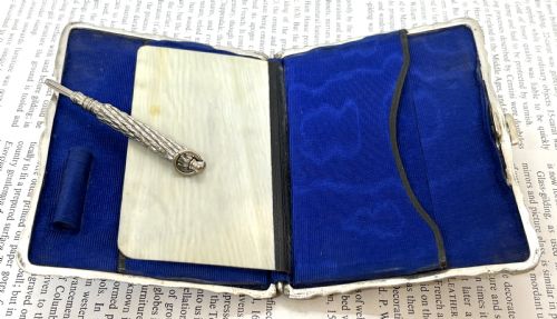 FINE SILVER AIDE MEMOIRE CARD CASE - ADDITIONAL PHOTO 6