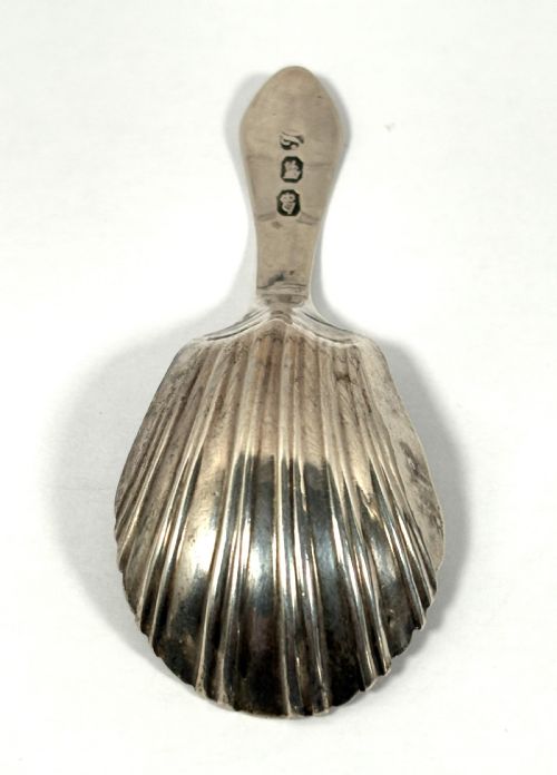 IRISH GEORGIAN SILVER CADDY SPOON - ADDITIONAL PHOTO 3