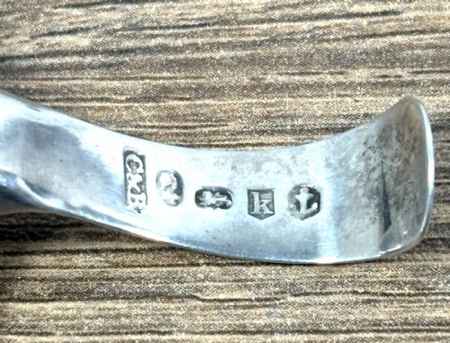 GEORGIAN SILVER CADDY SPOON - ADDITIONAL PHOTO 4