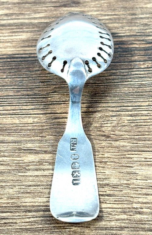 GEORGIAN SCOTTISH SILVER CADDY SPOON - ADDITIONAL PHOTO 2