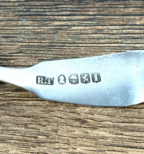 GEORGIAN SCOTTISH SILVER CADDY SPOON - ADDITIONAL PHOTO 4