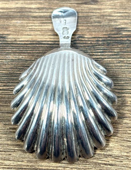 GEORGIAN SCOTTISH SILVER CADDY SPOON - ADDITIONAL PHOTO 3