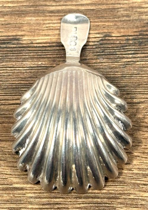 GEORGIAN SCOTTISH SILVER CADDY SPOON - ADDITIONAL PHOTO 3