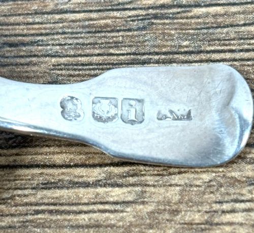 GEORGIAN SCOTTISH SILVER CADDY SPOON - ADDITIONAL PHOTO 4