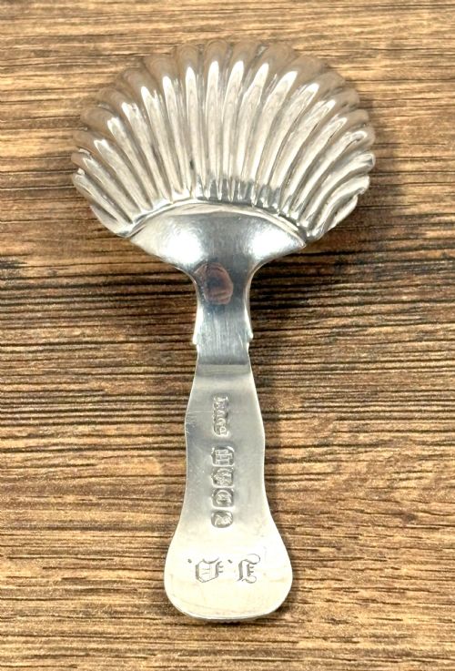 GEORGIAN SCOTTISH SILVER CADDY SPOON - ADDITIONAL PHOTO 2