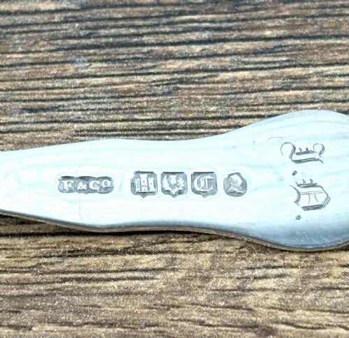 GEORGIAN SCOTTISH SILVER CADDY SPOON - ADDITIONAL PHOTO 4