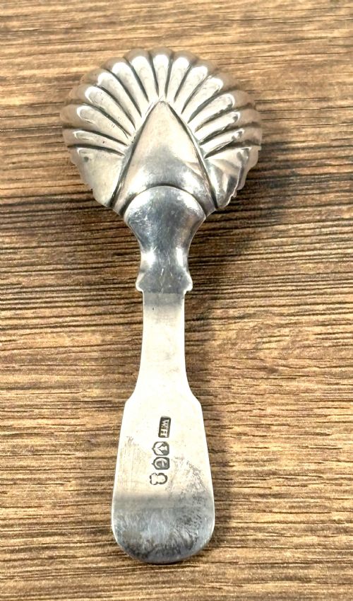 GEORGIAN SCOTTISH SILVER CADDY SPOON - ADDITIONAL PHOTO 3