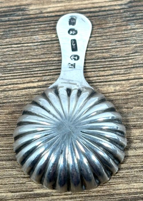 GEORGIAN SILVER CADDY SPOON - ADDITIONAL PHOTO 3