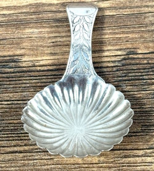 GEORGIAN SILVER CADDY SPOON - ADDITIONAL PHOTO 1