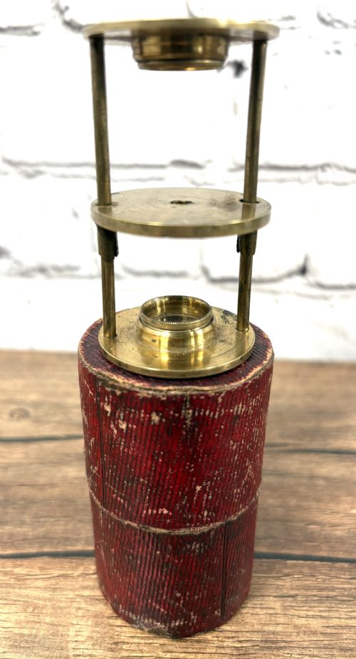 GEORGE III WITHERING TYPE TRAVELLING BOTANICAL MICROSCOPE - ADDITIONAL PHOTO 4