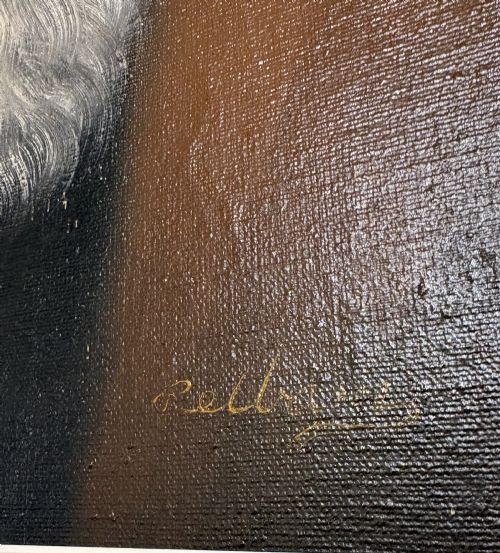 DAVID PELBAM FRAMED OIL ON CANVAS - ADDITIONAL PHOTO 2