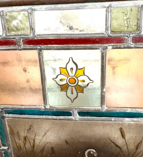 VICTORIAN STAINED GLASS FIREGUARD - ADDITIONAL PHOTO 6