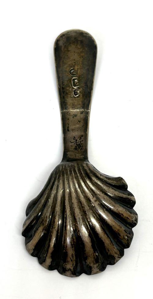 NEWCASTLE SILVER CADDY SPOON C1790 - ADDITIONAL PHOTO 3